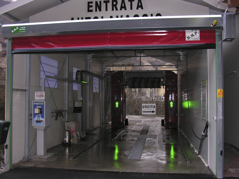 porte rapide pvc autolavaggi